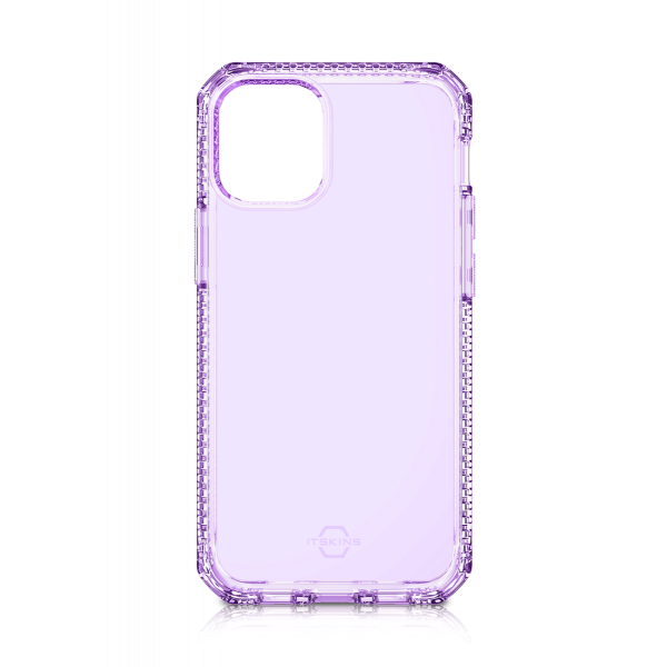 Ốp Itskins SPECTRUM CLEAR ANTIMICROBIAL iPhone 12 Pro Max Light Purple 