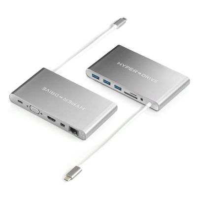 HyperDrive Ultinmate USB-C Hub Silver(GN30-SILVER)
