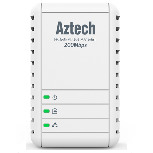 Aztech HomePlug AV 200Mbps Ethernet Adapter HL113E