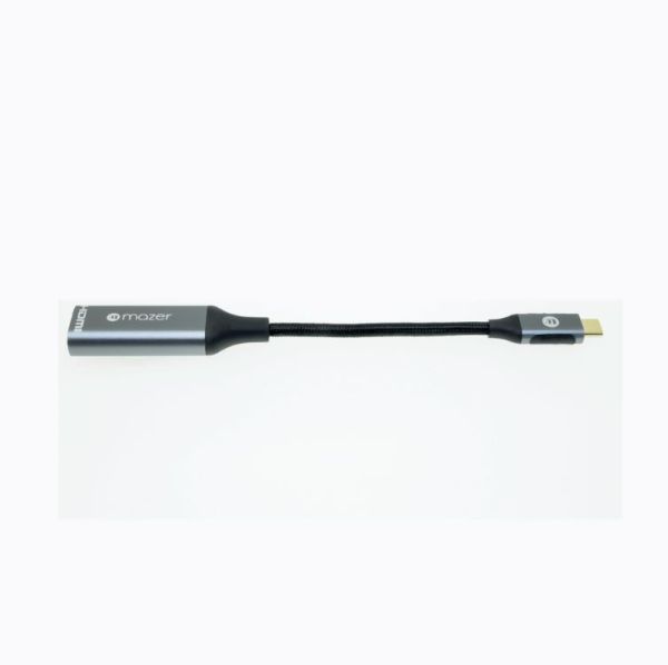 MAZER/M-USBCAL350-GY/ALU USB-C to HDMI 4k/60Hz Adapter-Grey - M-USBCAL350-GY