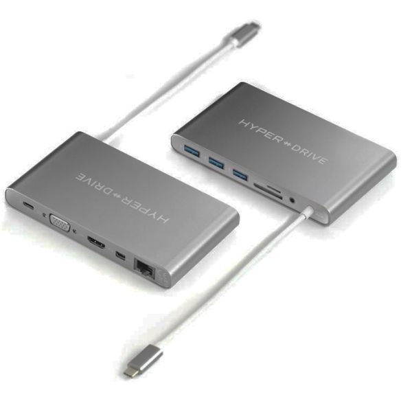 HyperDrive USB-C Ultimate Hub Grey - GN30-Grey