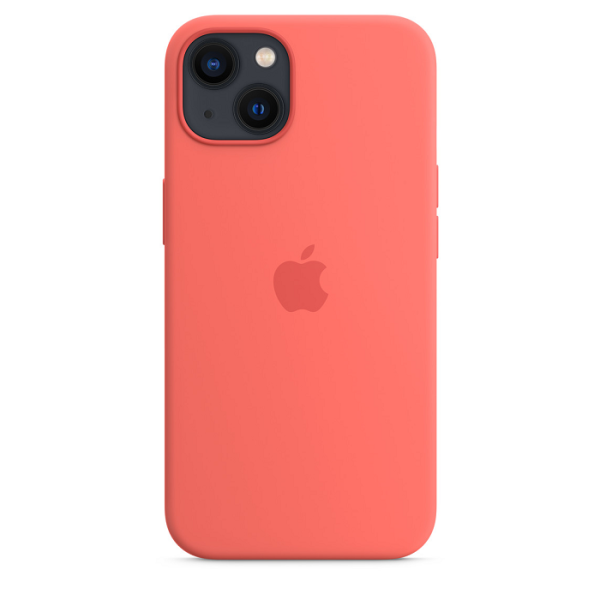 iPhone 13 Silicone Case with MagSafe – Pink Pomelo