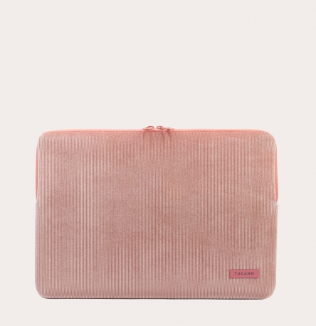 Túi vải không dệt cho máy tính xách tay MBP 16'' (màu hồng), mặt ngoài:  hiệu Tucano - BFVELMB16-P (mới 100%)