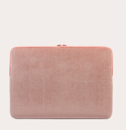 Túi vải không dệt cho máy tính xách tay MBP 16'' (màu hồng), mặt ngoài:  hiệu Tucano - BFVELMB16-P (mới 100%)