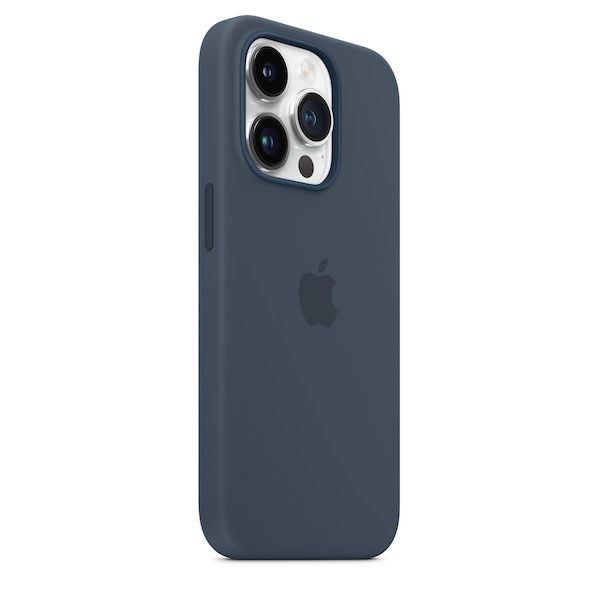 iPhone 14 Pro Silicone Case with MagSafe - Storm Blue
