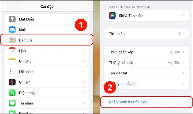 Cách chuyển danh bạ từ iPhone sang SIM mới nhất 2023 - Fptshop.com.vn